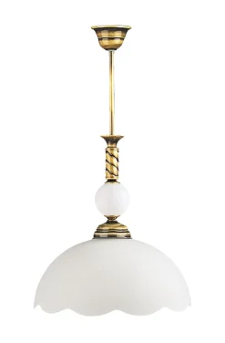 Outlet Jupiter Deckenleuchte Glas Messing TOBSYN Esszimmer Lampe