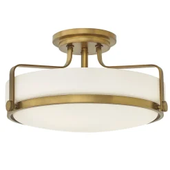 Sale Elstead Deckenleuchte Glas Metall in Weiß Messing antik wohnlich