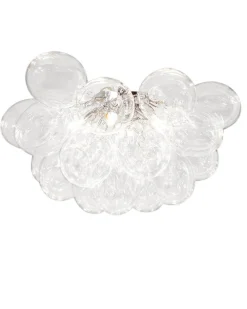 Sale By Rydéns Deckenleuchte Glas Schirme B: 50 cm Chrom 6x G9 Modern