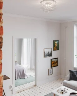 Sale By Rydéns Deckenleuchte Glas Schirme B: 50 cm Chrom 6x G9 Modern