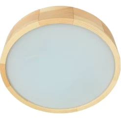 Best Lamkur Deckenleuchte Holz Braun rund Wohnzimmer