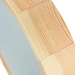 Best Lamkur Deckenleuchte Holz Braun rund Wohnzimmer