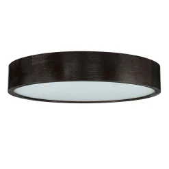 Online Lamkur Deckenleuchte Holz Braun 3-flmg rund Wohnzimmer