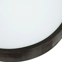 Online Lamkur Deckenleuchte Holz Braun 3-flmg rund Wohnzimmer