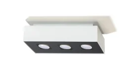 Hot Sollux Deckenleuchte HYDRA in Weiß 3-flmg