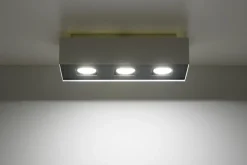 Hot Sollux Deckenleuchte HYDRA in Weiß 3-flmg