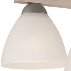 Best Lamkur Deckenleuchte in Buche Weiß Holz Wohnzimmer