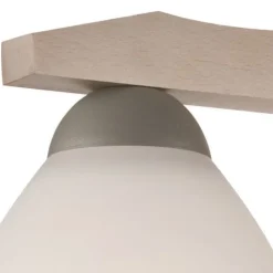 Best Lamkur Deckenleuchte in Buche Weiß Holz Wohnzimmer