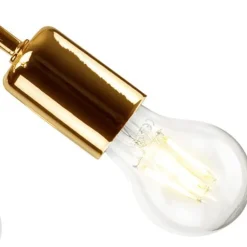 Sale Lamkur Deckenleuchte in Gold Metall 5-flmg Wohnzimmer