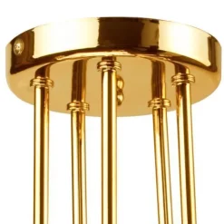 Sale Lamkur Deckenleuchte in Gold Metall 5-flmg Wohnzimmer