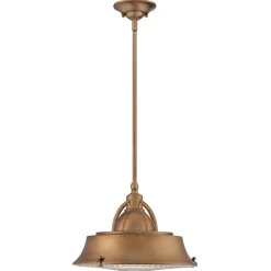 Elstead Deckenleuchte Industrial Metall Glas in Kupfer antik* Deckenleuchten|Flurlampen