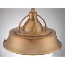 Elstead Deckenleuchte Industrial Metall Glas in Kupfer antik* Deckenleuchten|Flurlampen