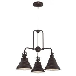 Elstead Deckenleuchte Industrie Design in Bronze antik Metall