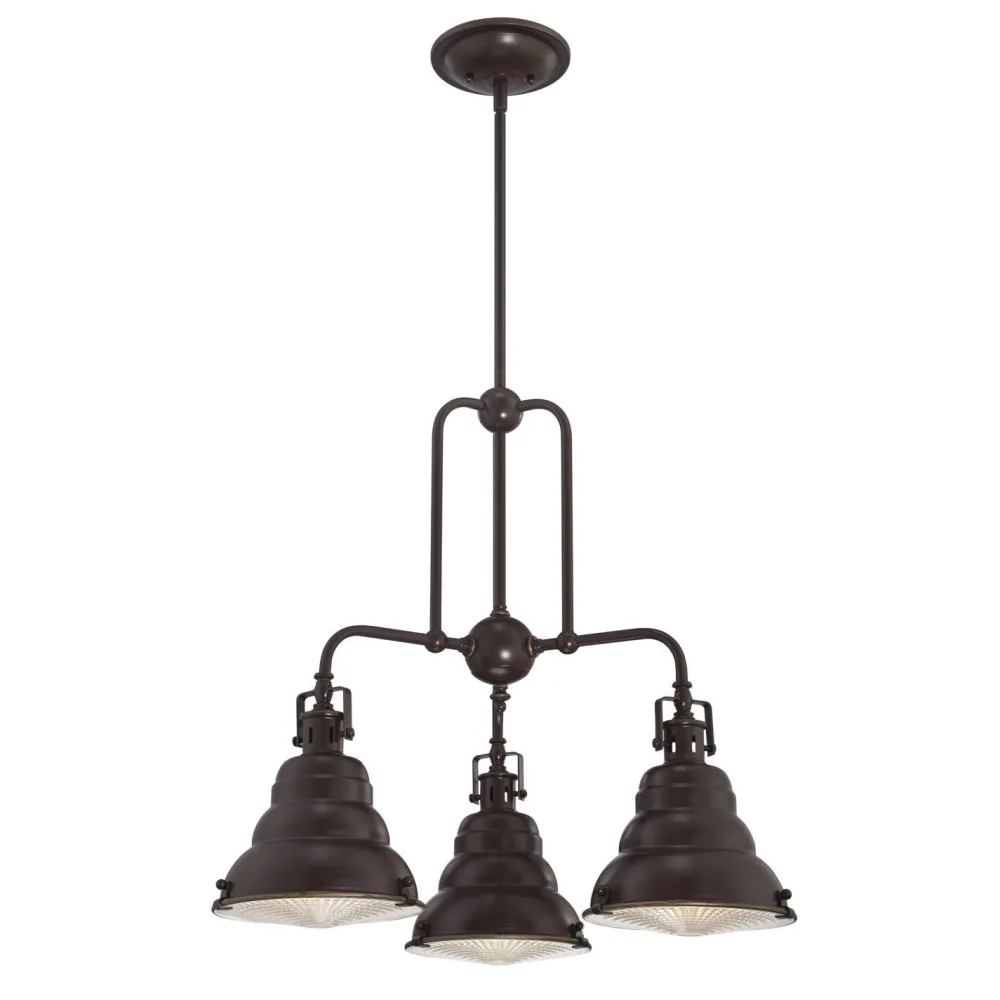 Elstead Deckenleuchte Industrie Design in Bronze antik Metall