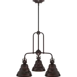 Elstead Deckenleuchte Industrie Design in Bronze antik Metall