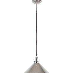 Sale Elstead Deckenleuchte ISMENE Nickel kürzbar Ø37cm Lampe