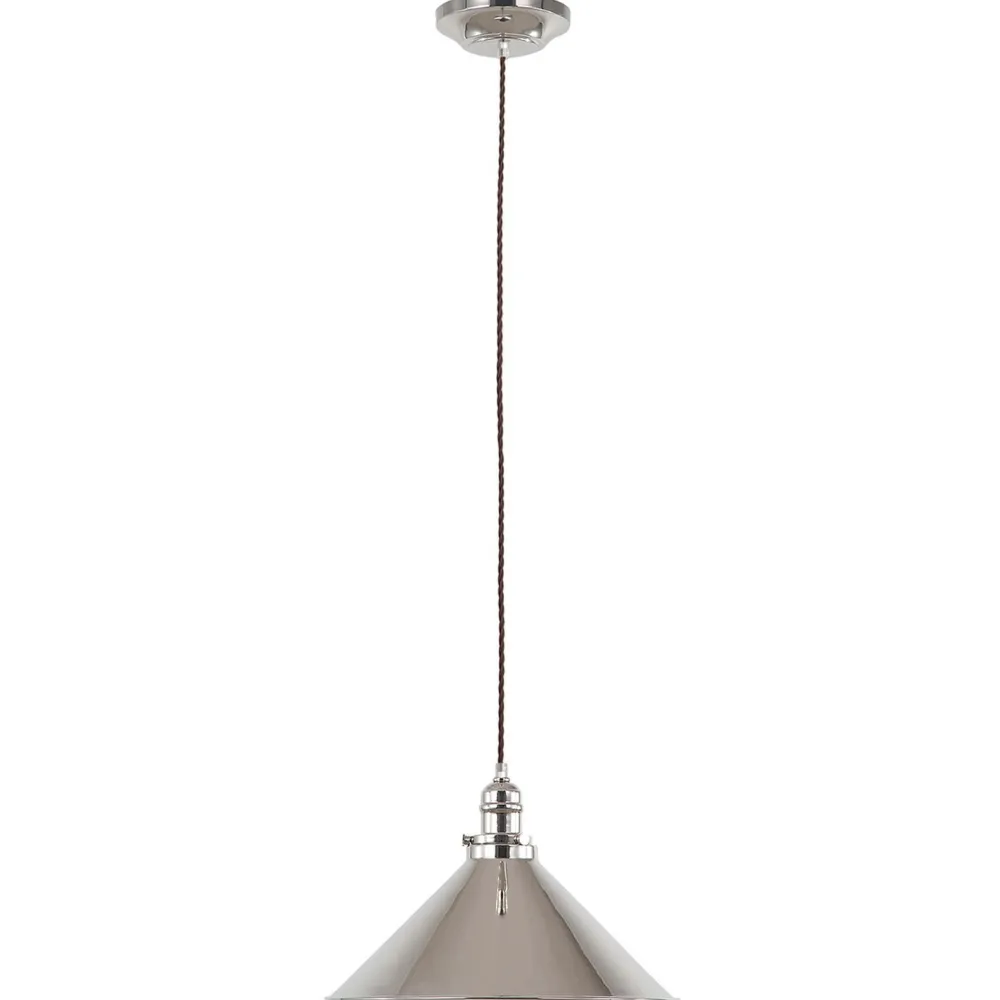 Sale Elstead Deckenleuchte ISMENE Nickel kürzbar Ø37cm Lampe