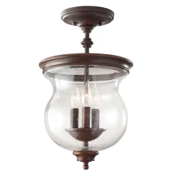 Online Elstead Deckenleuchte JASCHA Bronze 3-flmg Design Lampe