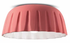 Online Ferroluce Deckenleuchte Keramik Ø 40 cm Koralle E27 Handarbeit