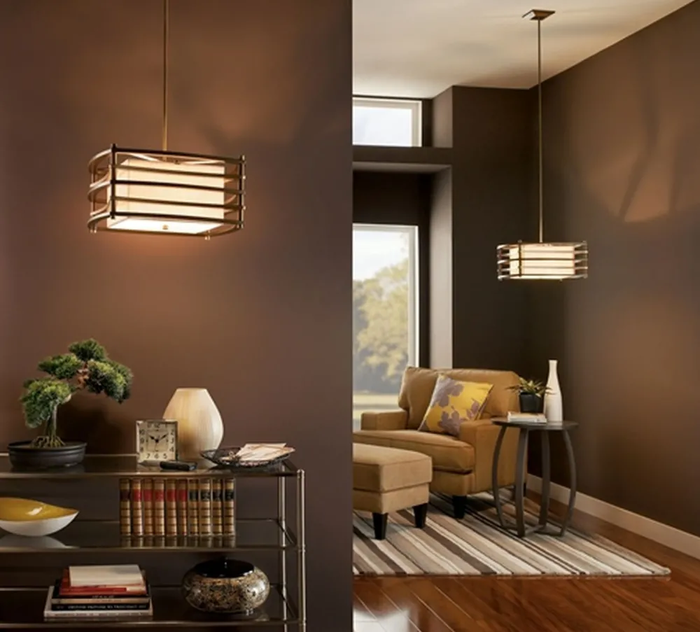 Clearance Elstead Deckenleuchte KIKI Bronze B:46cm Asia Design Lampe