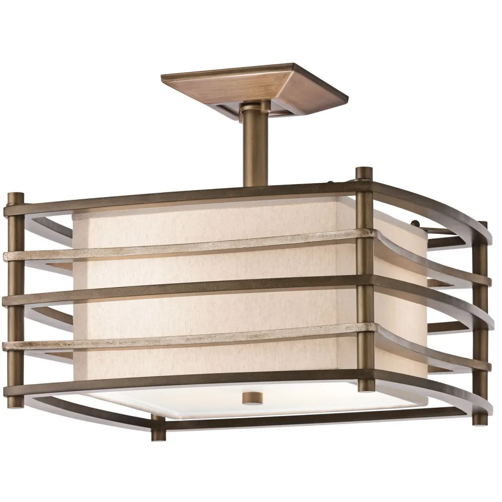 Elstead Deckenleuchte KIKI in Bronze B:40cm Design Lampe* Deckenleuchten|Bürolampen