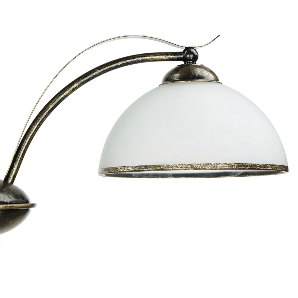 Hot Luminex Deckenleuchte KORFU in Messing Antik 5-flmg