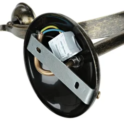 Hot Luminex Deckenleuchte KORFU in Messing Antik 5-flmg