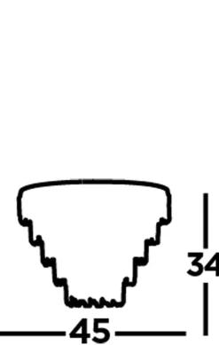 Searchlight Deckenleuchte Kristall Ø 45 cm Rauchglas Art Déco* Glaslampen|Kristalllampen