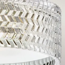 Outlet Elstead Deckenleuchte Kristall rund Ø 30,5 cm Schwarz E27 blendarm