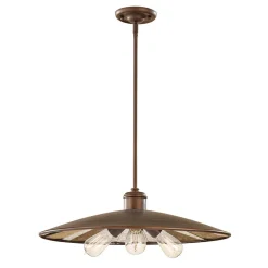 Elstead Deckenleuchte LANA Bronze Spiegel Ø55cm Lampe* Deckenleuchten|Flurlampen