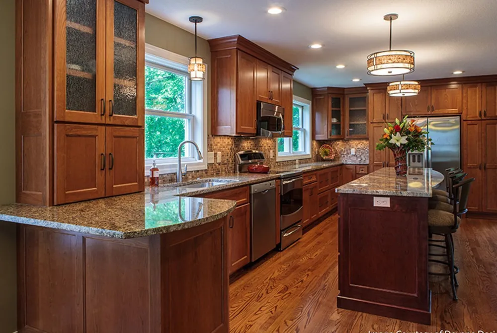 Elstead Deckenleuchte LARA Mica Glas 4-flmg bis 1,2m Ø56cm* Deckenleuchten|Bürolampen