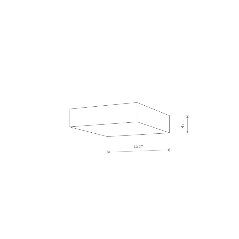 Hot Nowodvorski Deckenleuchte LED Weiß eckig B: 16 cm 3000 K 1900 lm Modern