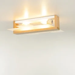 Easylight Deckenleuchte LEDA in Echtholz 2-flmg* Flurlampen|Bürolampen