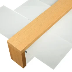 Easylight Deckenleuchte LEDA in Echtholz 2-flmg* Flurlampen|Bürolampen