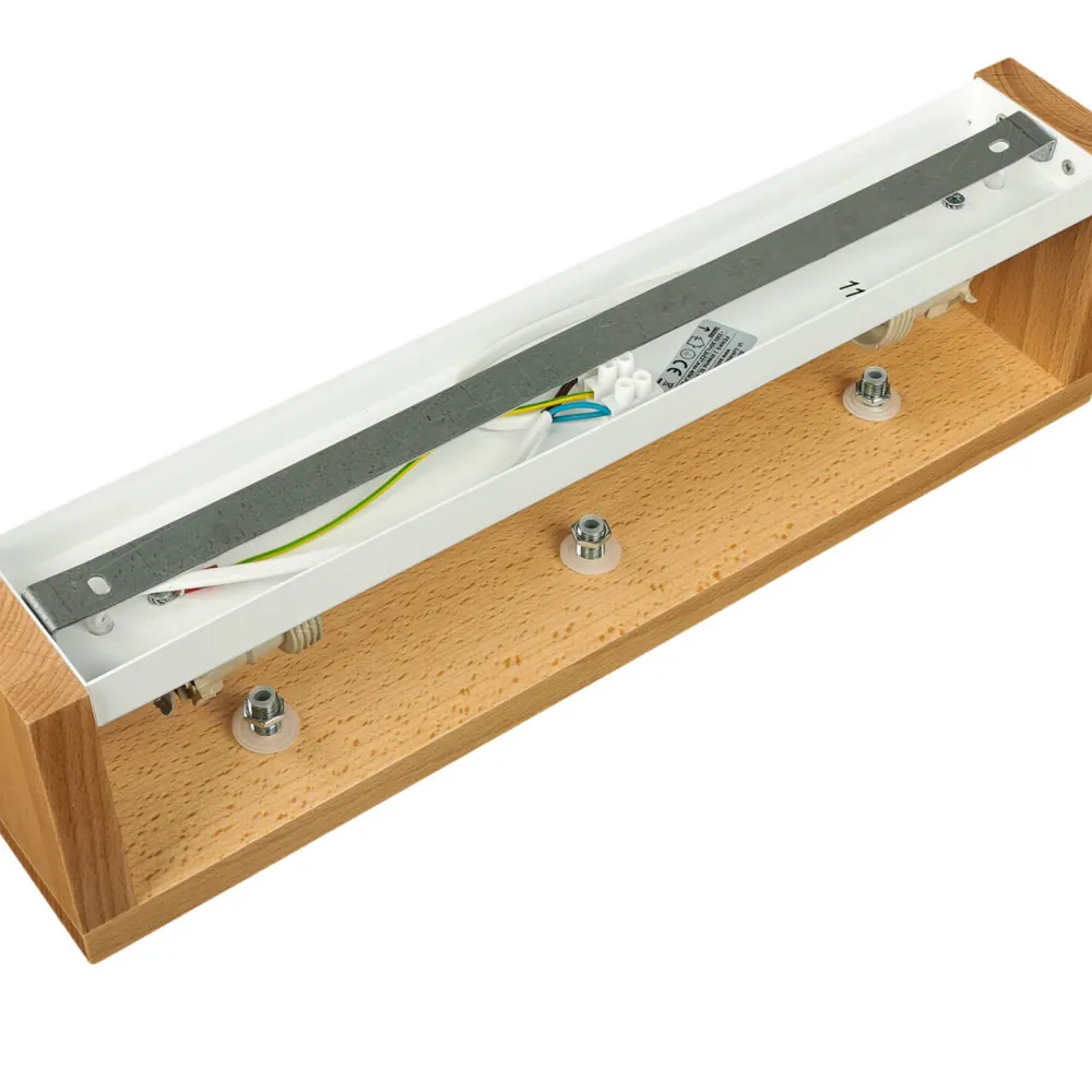 Easylight Deckenleuchte LEDA in Echtholz 2-flmg* Flurlampen|Bürolampen