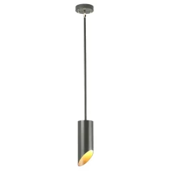 Elstead Deckenleuchte LEYRE Grau Dunkel Ø11cm Lampe* Deckenleuchten|Flurlampen