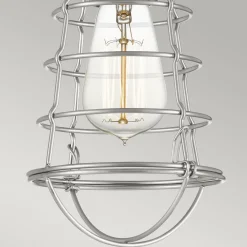 Elstead Deckenleuchte Metall Ø 14,5 cm klein Nickel gebürstet* Deckenleuchten|Flurlampen