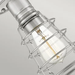 Elstead Deckenleuchte Metall Ø 14,5 cm klein Nickel gebürstet* Deckenleuchten|Flurlampen