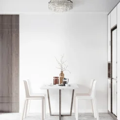 Discount Maytoni Deckenleuchte Metall B: 60 cm Chrom E14 rund Art Déco