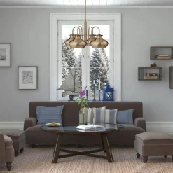 Sale Elstead Deckenleuchte Metall Beige Ø71cm Esszimmer SERENO