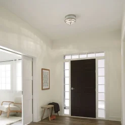 Elstead Deckenleuchte Metall Glas D: 30,5 cm rund 2x E27* Deckenleuchten|Badezimmer Lampe