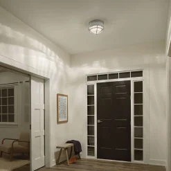 Elstead Deckenleuchte Metall Glas D: 30,5 cm rund 2x E27* Deckenleuchten|Badezimmer Lampe