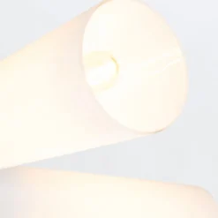 Elstead Deckenleuchte Metall Glas B: 66 cm in Gold Antik Weiß