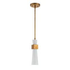 Elstead Deckenleuchte Metall Glas in Gold Antik Weiß E27 verstellbar* Deckenleuchten|Küchenlampen