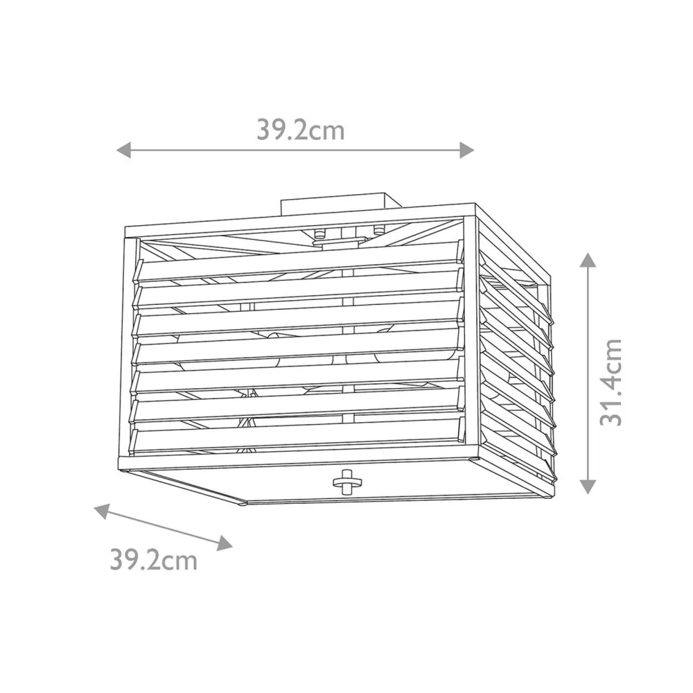 Discount Elstead Deckenleuchte Metall Glas 39,2 cm breit Gunmetal Grau
