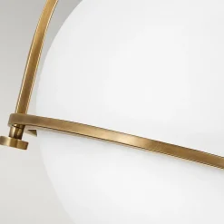 Elstead Deckenleuchte Metall Glas rund Ø 28,2 cm E27 Vintage* Deckenleuchten|Badezimmer Lampe