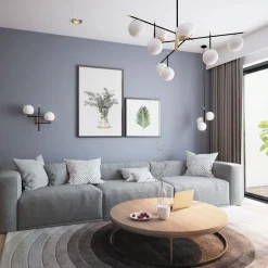 Maytoni Deckenleuchte Metall Glas E14 131,5 cm breit Modern OLE* Deckenleuchten|Badezimmer Lampe