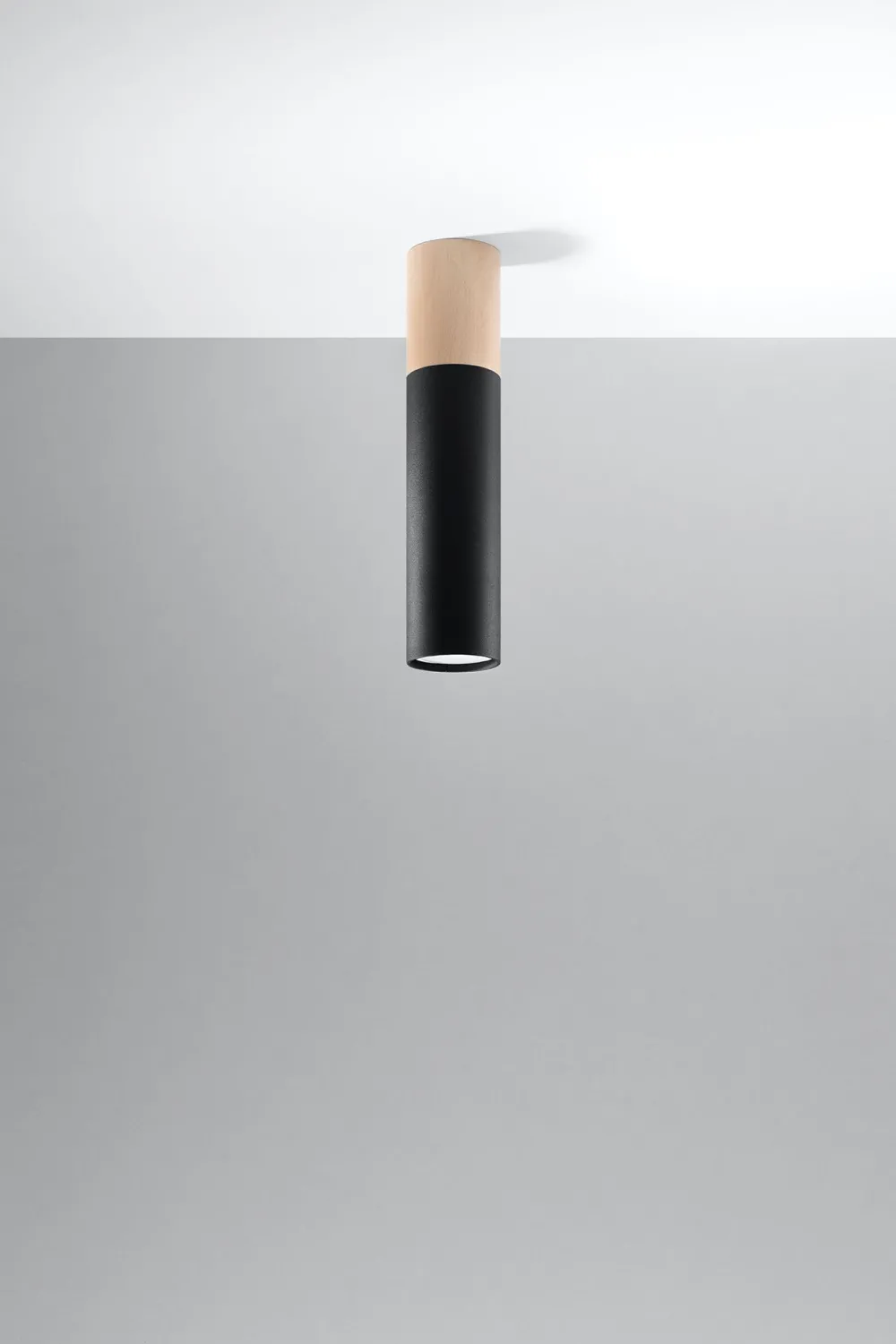 Hot Sollux Deckenleuchte Metall Holz H: 30 cm Skandinavisch GU10