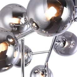 Maytoni Deckenleuchte Metall Rauchglas G9 B: 60 cm Kugelschirm