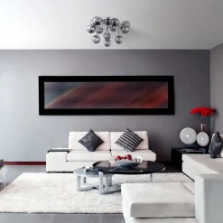 Maytoni Deckenleuchte Metall Rauchglas G9 B: 60 cm Kugelschirm